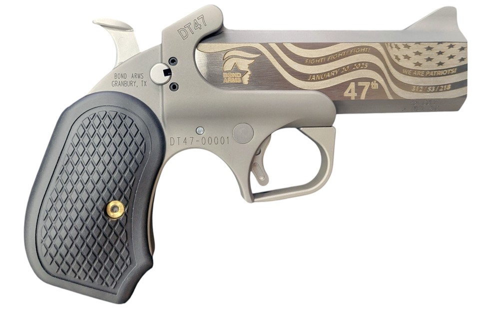 BOND ARMS DT47 47TH PRESIDENT LIMITED EDITION 45/410 4.25IN CUSTOM ENGRAVED BARREL B6 EXTENDED GRIPS DT47-45/410 - Win Repeating Arms Promotion